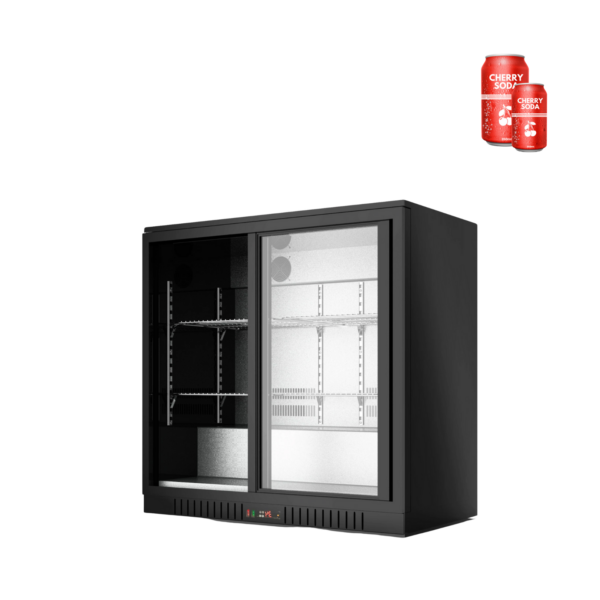 Back Bar Cooler - Double (Sliding)