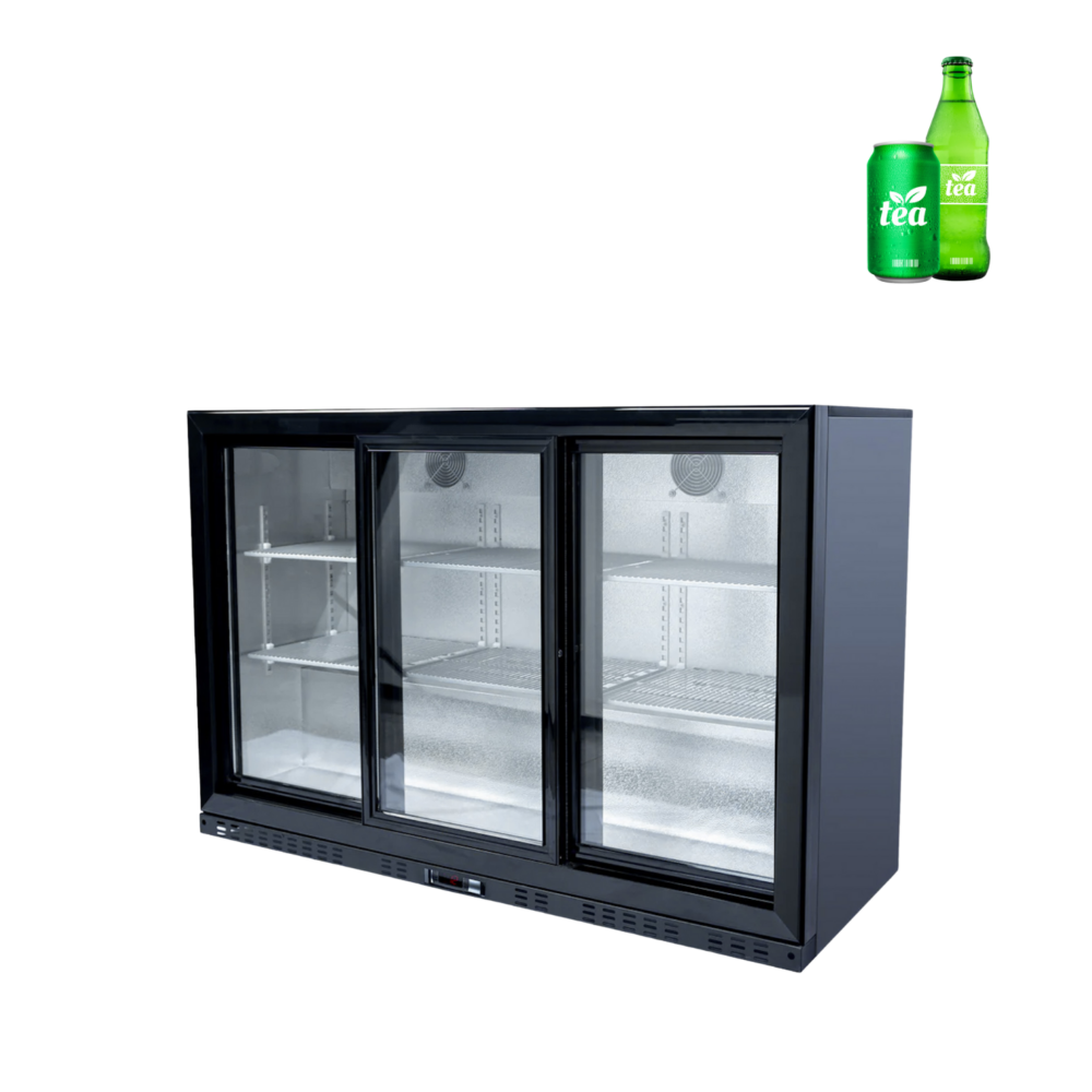 Back Bar Cooler - Triple (Sliding)